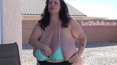 Suzie Big Boobs Bikini Tryouts